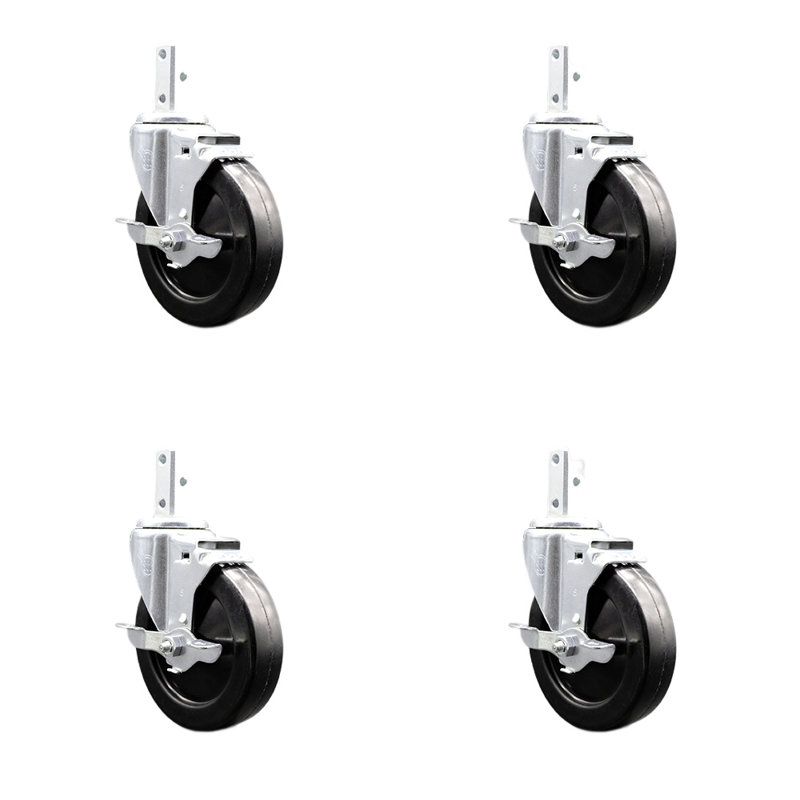 Soft Rubber Casters
