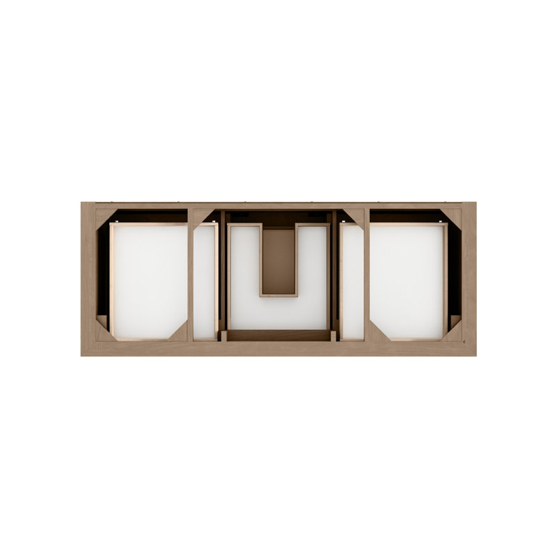 Brookfield 59.88'' W Single Bathroom Vanity Base, Pecan