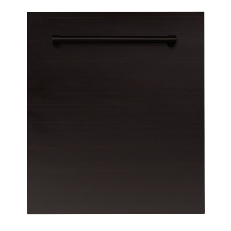 ZLINE 24 in. Fingerprint Resistant Control Dishwasher with Stainless Steel Tub and Style Handle, 52dBa