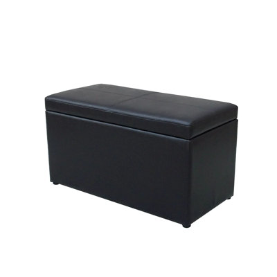 Varg Faux Leather Upholstered Bench