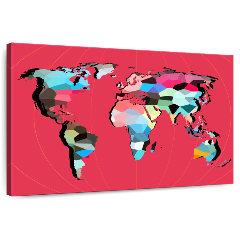 Map I, 30" H x 45" W