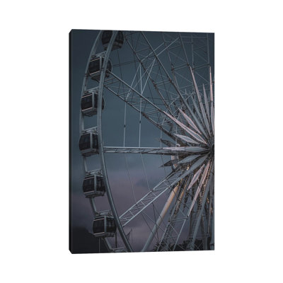 The Wheel Is Turning by Design Fabrikken - Wrapped Canvas Print