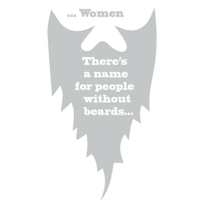 Décalcomanie murale personnes sans beards quot