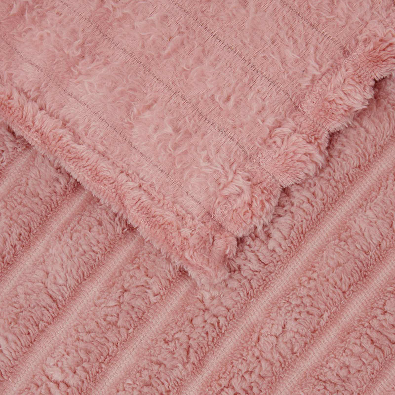 3.2-43 Throw Blanket, Pink, 150cm x 130cm