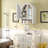Wall Mounted Arched Cabinet with Mirrored Doors and Adjustable Shelves-215091732