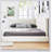 Upholstered Tufted Bed Frame, Sofa Bed Frame With Backrest And Armrests-680720492
