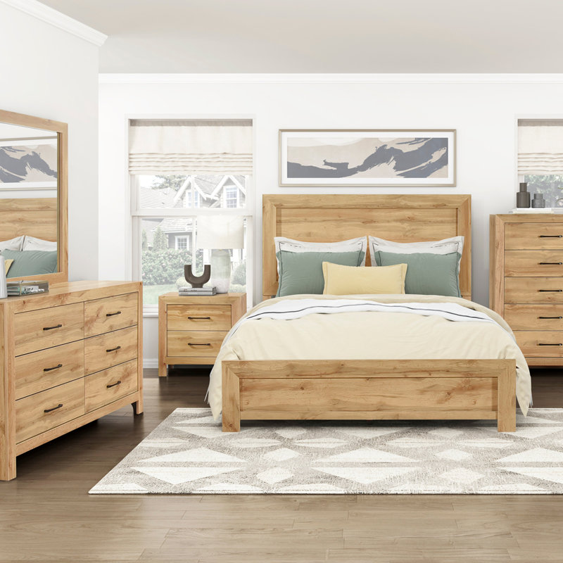 Contemporary Bed 1pc, King