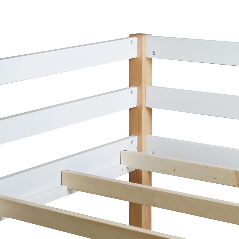 Lit mezzanine simple Orrtanna par Harriet Bee, Simple, Naturel / Blanc