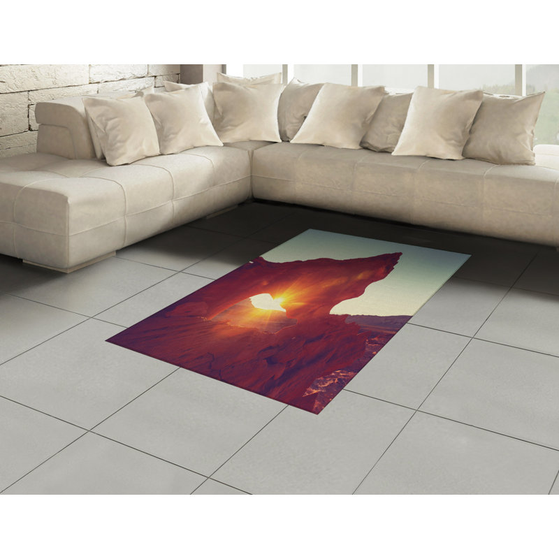 Nature High Density Long Fiber Poly Threads Decorative Area Rug Carpet, Rectangle 4' x 5'8"