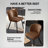 Upholstered Faux Leather Back Side Dining Chair (set Of 4)-753206579-748496832