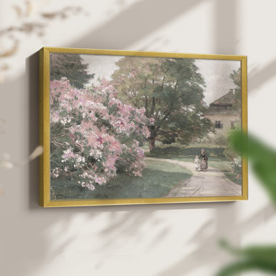 Vintage Floral-IV -Framed Print - Restickable