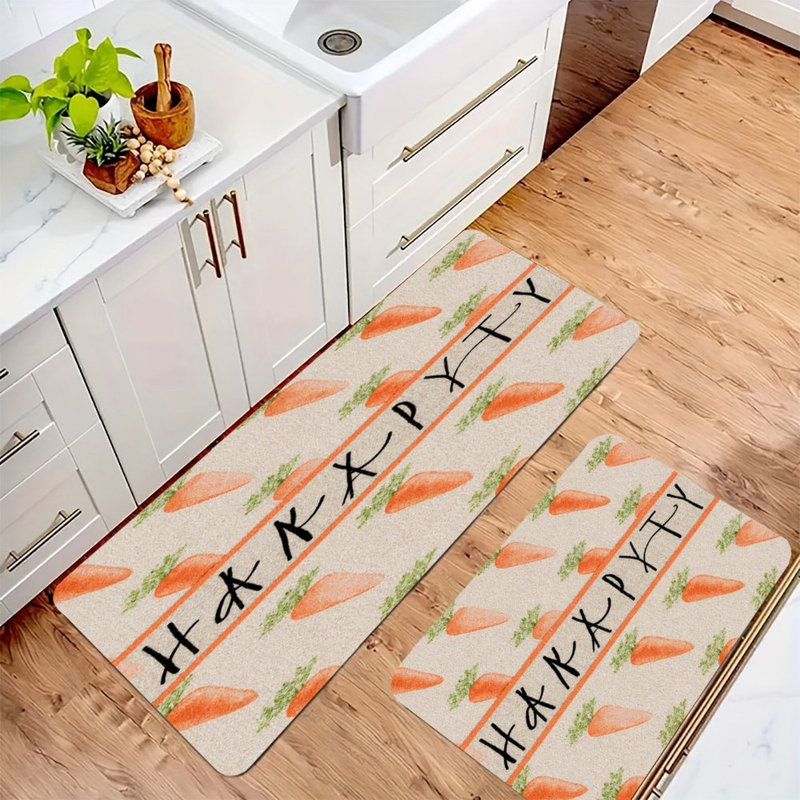 Tapis de cuisine 2 pièces Happy