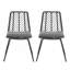 DEJA CHAIR, 2PCS avec 2 coussins, gris