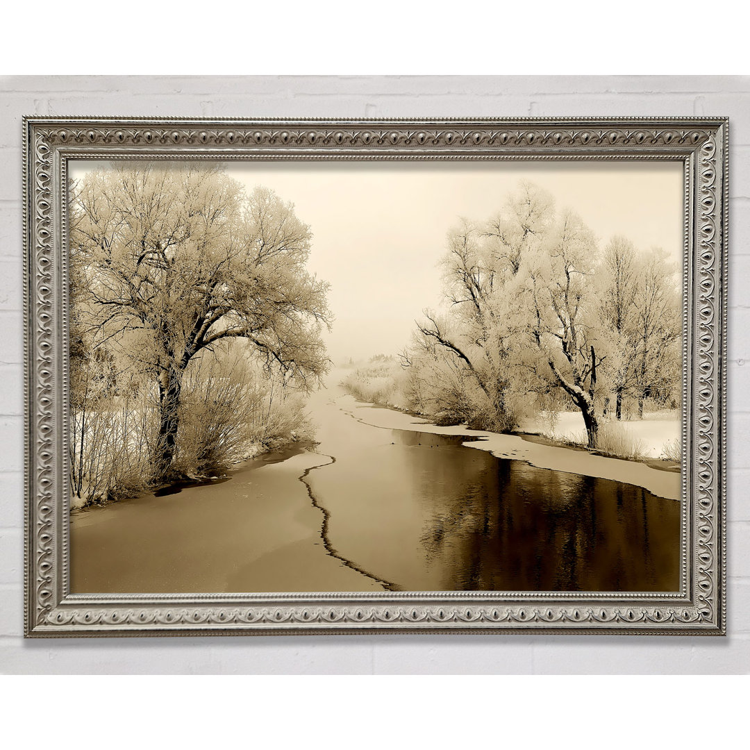 Winter Wonderland Sepia - Druck