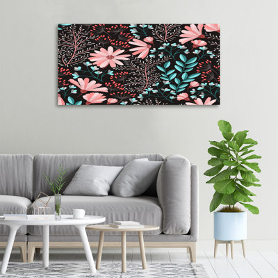 Spring Flowers - No Frame Print on Canvas