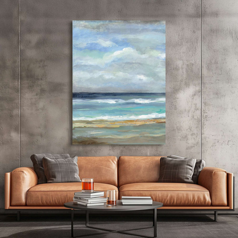 Abstract Seashore I by Silvia Vassileva - Wrapped Canvas Print, 80 cm H x 60 cm W