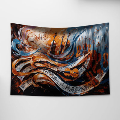 Tapisserie murale «Music Choral and Symphony»