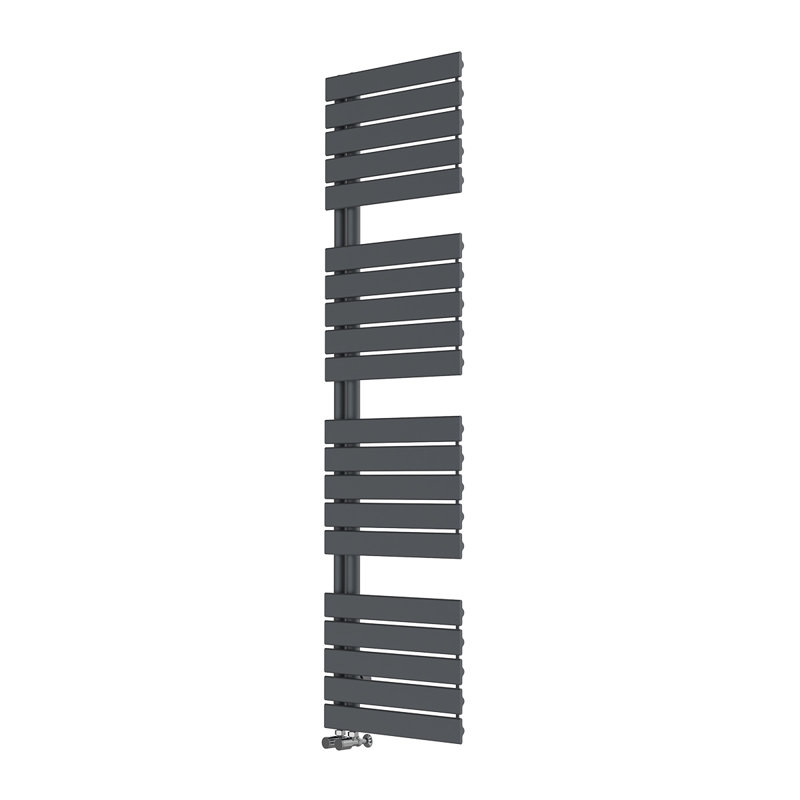 Braylan Flat Panel Towel Rail Heated Towel Rails, Anthracite