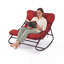 Outdoor Rocker Chair with Cushions-1962469720