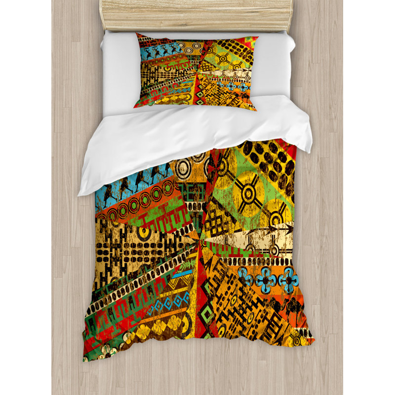 Basile Duvet Cover Set, Single - 1 Pillowcase (80 x 80 cm)