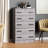 Basurto 5 Drawer Chest Wooden Dresser with Lock-1910246704
