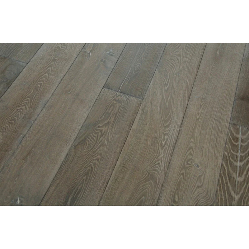 Oak 19cm W Hardwood Flooring, Grey Wood