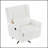 Power Recliner Chair Swivel With Boucle Upholstery, 360° Rotation And Adjustable Footrest For Ultimate Comfort-937607757