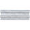 Iona Mist 2 in. x 12 in. Polished Marble Crwon Molding Tile Trim