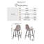 Corova Luxury Quilted Breakfast Bar Stool - Faux Leather Upholstered Design-1400839134-1400839130