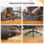 Chaise de bureau pivotante à dossier haut réglable 27,2 pouces-654243380