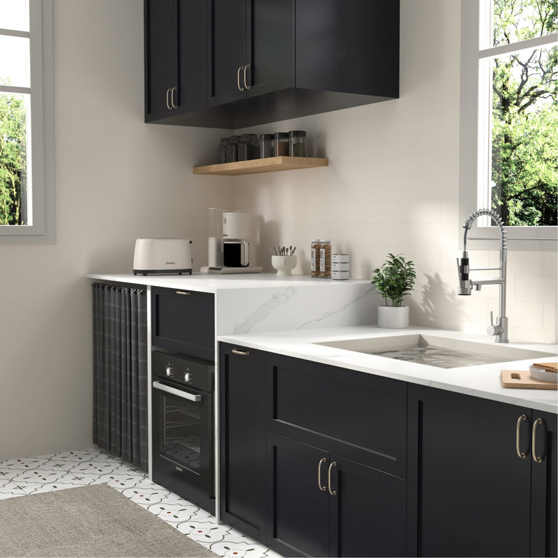 19" Single Handle Kitchen And Bathroom Fixture - Brushed Nickel, Built With Stainless Steel 304 Faucet 304, Nickel Finish For Style