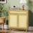 Storage Cabinet With Rattan Doors, Sideboard Buffet Cabinet Bathroom Cabinet With Large Drawer, Freestanding Storage Cabinet Organizer With 2 Doors And 1 Drawer-717585886