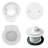 Sch. 40 PVC 1-1/2" Twist & Close Bathtub Drain Trim-37150079