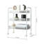 Chariot de rangement en filet exquis Honeycomb