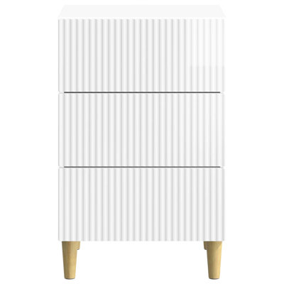 43cm W Manufactured Wood Bedside Table