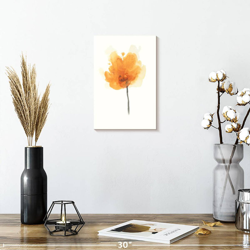 Fleurs expressives V, H 12 po x l 8 po