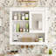 Armoire murale de salle de bain avec miroir-1630045232