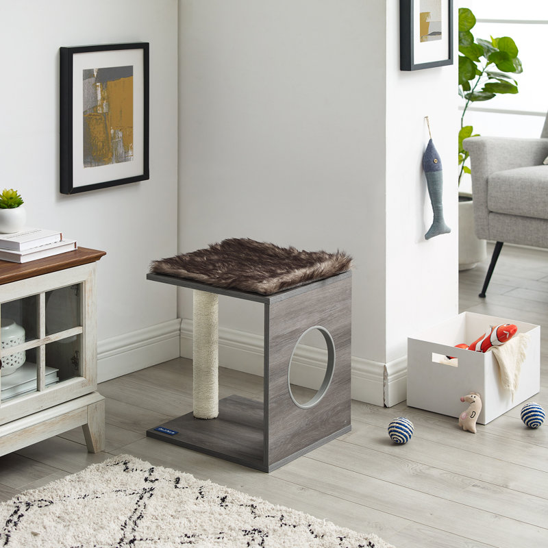 Sheree 17.32'' H Cat Tree, Brown