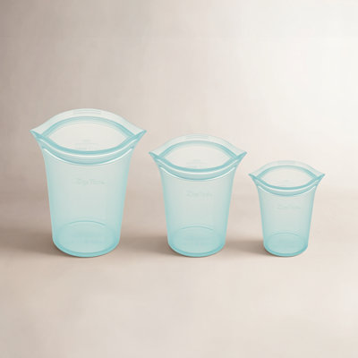 Zip Top Cup Food Storage Container Set