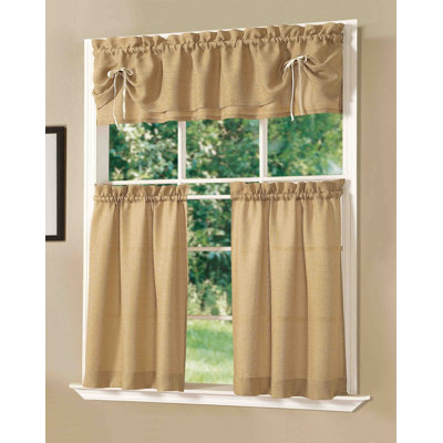Schrader Ruffled Kitchen Curtain