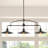 Aido 3 - Light Oil Rubbed Bronze Kitchen Island Pendant
