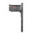 Berkshire Aluminum Post Mounted Mailbox with Magnetic Closure