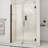 DreamLine Unidoor 58 - 59 inch W x 72 inch H Frameless Hinged Shower Door with Shelves in Oil Rubbed Bronze-124567126-122781368