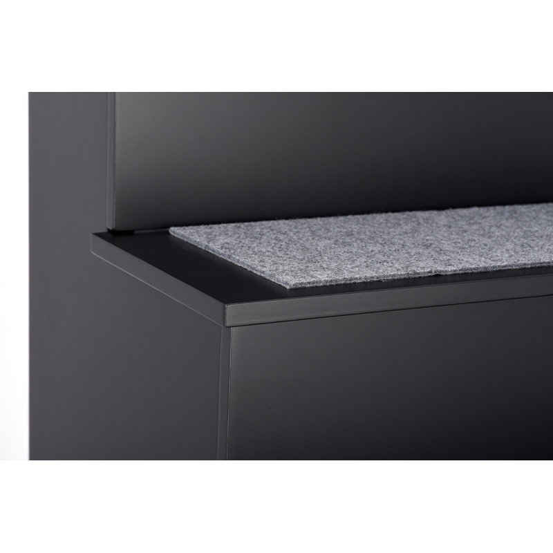 Black 3-Step Non-Slip Wood and Plastic Pet Stairs Set