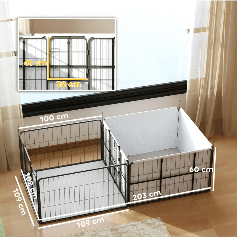 60cm H Steel Exercise Pen