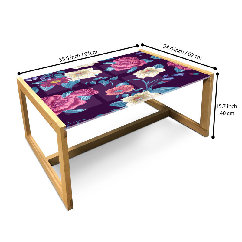 Jaidin Sled Coffee Table, 90cm H x 62cm W x 40cm D
