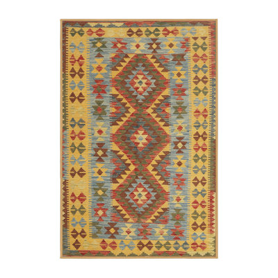 Tapis brun/gris/crème contemporaine