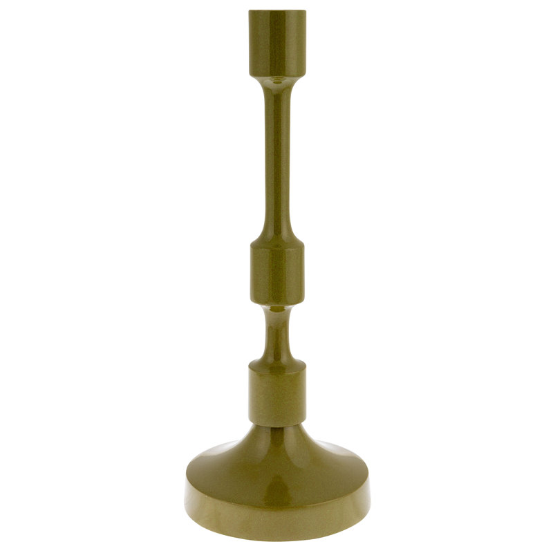 PORTE-BOUGIE EN MÉTAL TAPER GRAND JUNIPER (F23), Vert