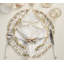 Nautilus Placemat in Champagne/Gold/White