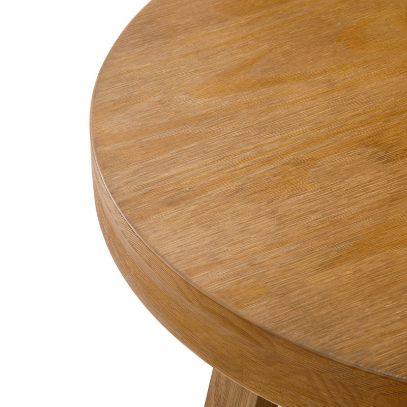 Byard Solid Wood Single Coffee Table, 17.5" H x 30" L x 30" W, Pecan